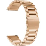 Kovový řemínek zlato-růžový 20 mm