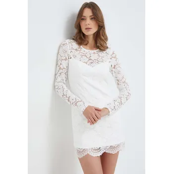 Dámské šaty Šaty Bardot BREELAN 59148DB.WHITE béžová 01X, vel. M