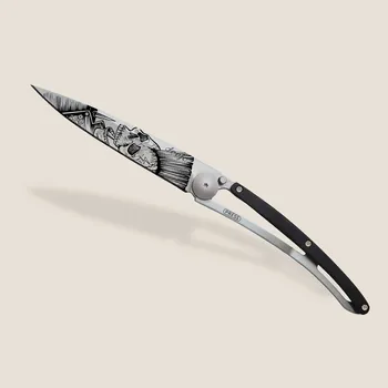 kapesní nůž Kapesní nůž Deejo 1CB106 Tattoo 37g ebony wood Punk