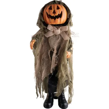 Party dekorace Halloween dýňová panenka, 90 cm