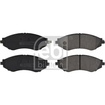 Brzdová destička Sada brzdových destiček, kotoučová brzda FEBI BILSTEIN 16510