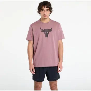 Pánské tričko Tričko Under Armour Project Rock Brahma Bull SS Tee Maroon M