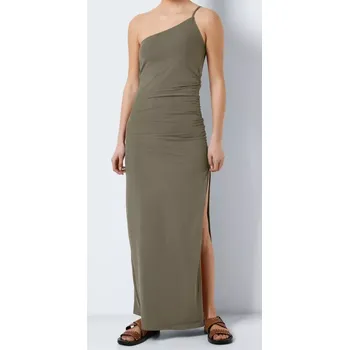 Dámské šaty Šaty Noisy May (Dámské dlouhé khaki šaty Noisy May)