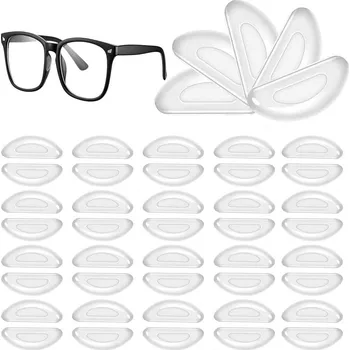 Brýlová obroučka Sada lepících nosníků na brýle - 20 párů, transparentní