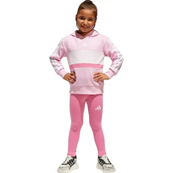 Chlapecká bunda Dětská souprava adidas růžová barva, JC7475 30X, vel. 116