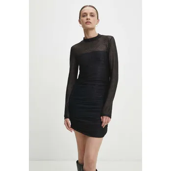 Dámské šaty Šaty Answear.LAB černá barva, mini 72223.HWK 99X, vel. S/M