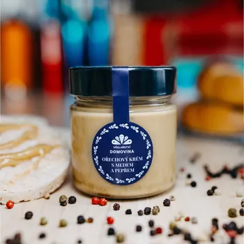 Včelařství Domovina Ořechový krém s medem a pepřem 220 g