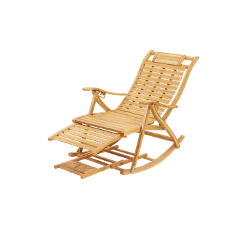 Křeslo Křeslo houpací, relaxační, bambus přírodní, CASTRO