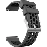 Silikonový řemínek performance šedo-černý 22 mm pro pro Huawei Watch GT 2e