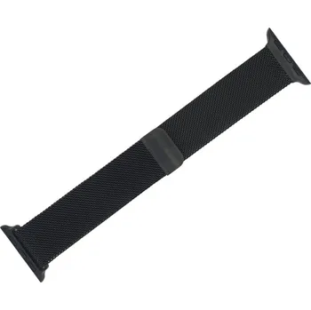 Řemínek na hodinky Milánský tah pro Apple Watch černý 42/44/45 mm