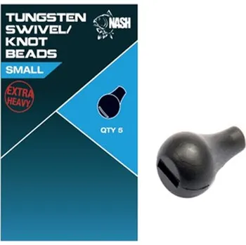 NASH - Těžké korálky Tungsten Swivel and Knot Bead Small 5 ks