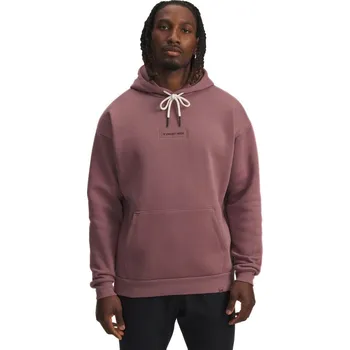 Pánská mikina Under Armour Project Rock Icon Hoodie M 6006245-651 - maroon M