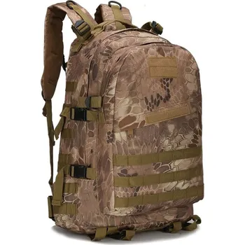 Horské kolo Sportovní taktický batoh - Hnědá kamufláž, 30 litrů