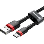 Baseus Cafule USB kabel - USB-C / 3m / 2A černo-červený CATKLF-U91
