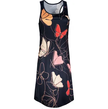 Dámské šaty Dámské funkční šaty premium ALTISPORT VOJ/ALW086SAT01 ČERNÁ/ORANŽOVÁ XXL