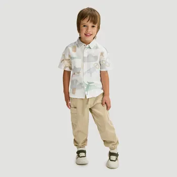 Reserved - Bavlněná košile - krémová - 877FG-01X - 877FG-01X-116