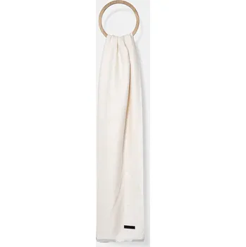 Šála Šála EA7 Emporio Armani béžová barva, AF10450.7W000022 AF10450.7W000022.U1009 08X, vel. ONE SIZE