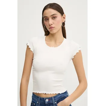 Tričko Tommy Jeans DW0DW19504 béžová 01X, vel. L