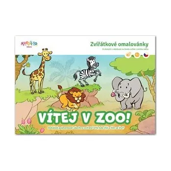 omalovánky Vítej v zoo! - Zvířátkové omalovánky