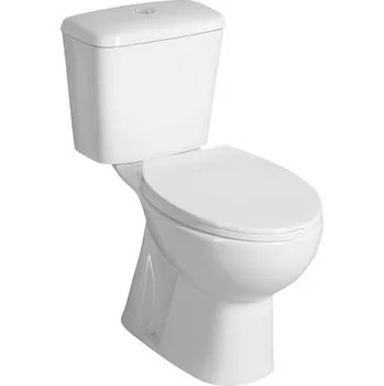 Klozet Aqualine Sapho MANUEL WC kombi, dvojtlačítko 3/6l, spodní odpad, bílá PS8814