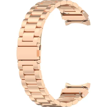 Řemínek na hodinky Kovový řemínek zlato-růžový pro Samsung Galaxy Watch 4, 5, 6, 7