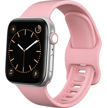 Řemínek na hodinky Drakero Silikonový pásek pro Apple Watch růžový