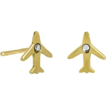 Náušnice Stříbrné zlacené náušnice Victoria Cruz A3791-07DT