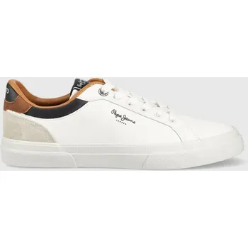Dámské tenisky Sneakers boty Pepe Jeans KENTON COURT PMS30839.999 bílá 00X, EUR 40