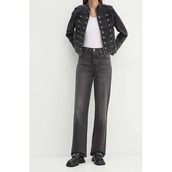 Džíny Levi's RIBCAGE FULL LENGTH 79078 šedá 90X, vel. 26/30