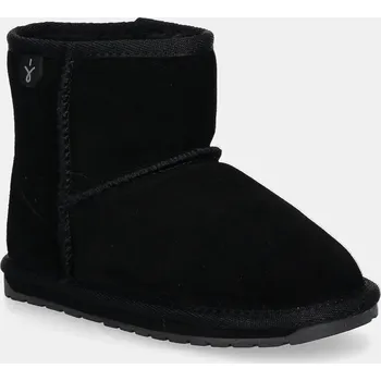 Dívčí sněhule Dětské semišové sněhule Emu Australia černá barva, K10103 K10103.BLAK 99X, EUR 28