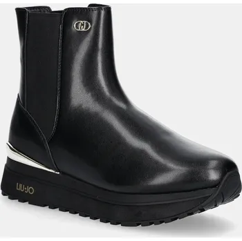 Dámská zimní obuv Kožené kotníkové boty Liu Jo LIU JO MAXI WONDER 95 BF5001PX24122222 černá 99X, EUR 36