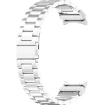 Kovový řemínek stříbrný pro Samsung Galaxy Watch 4, 5, 6, 7