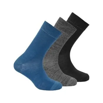 Pánské ponožky Devold Daily Merino Light Sock 3PK 422A Flood modrá 41-46 EU
