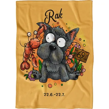 deka Deka 200 x 140 cm Psí znamení - Rak