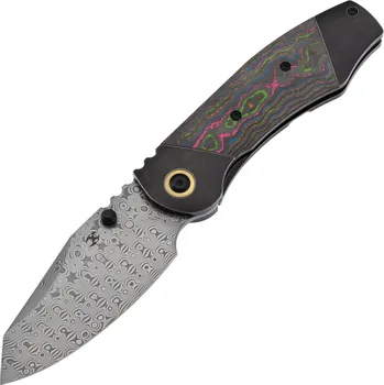 Kansept CAVEMAN Damascus, Blackwash Ti, 80's CamoCarbon K1110B3