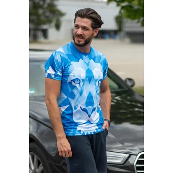 Pánské tričko UTOPY Pánské sportovní tričko Blue Lion Velikost: 6XL