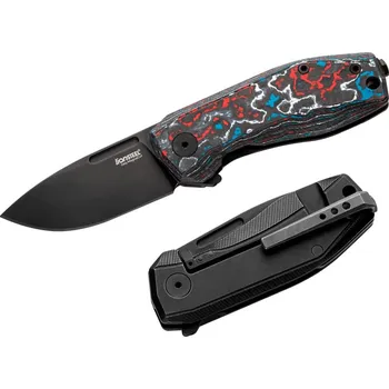 kapesní nůž Kapesní nůž Lionsteel NANO NA01 NB čepel CPM MagnaCut,titan+karbonová rukojeť