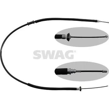 Lanko parkovací brzdy Tažné lanko, parkovací brzda SWAG 70 94 9619
