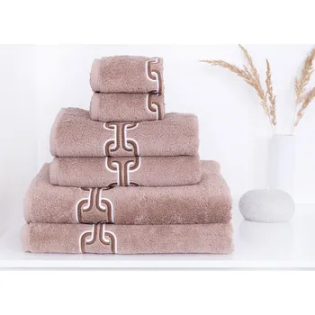 Ručník Matějovský Ručník VERDI - SVĚTLE HNĚDÝ - EGYPTSKÁ BAVLNA velikost:: 30/50 cm - světle hnědý