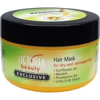 Victoria beauty Exclusive Vlasová maska pro suché a poškozené vlasy s keratinem 200 mL