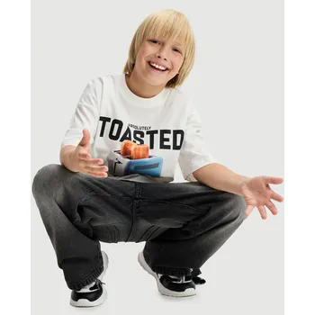 Reserved - Bavlněné tričko s potiskem - pastelově růžová - 998FG-03X - 998FG-03X-152