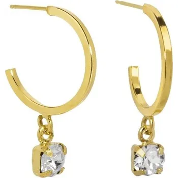 Náušnice Stříbrné zlacené náušnice Victoria Cruz A3793-07DT