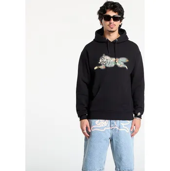 Pánská mikina Mikina Billionaire Boys Club Icecream Woodland Camo Running Dog Popover Hood Black S