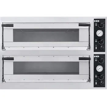 Příprava pizzy Podnosy 44 Skleněná pec na pizzu, Prismafood, 400V/13800W, 1100x964x(H)745mm