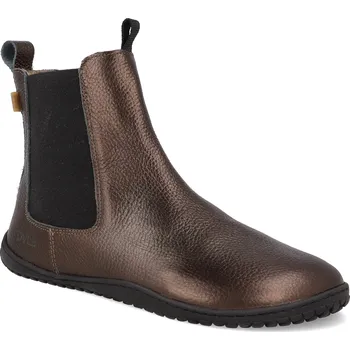 Dámská zimní obuv Barefoot dámské zimní boty Develab - Mid Boot Chelsea WR bronzové Velikost: 37