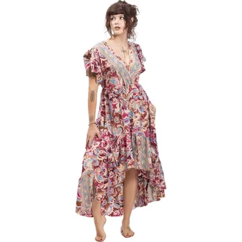 Dámské šaty Dámské šaty dlouhé SNEHA růžové IV.