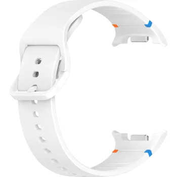 Řemínek na hodinky Silikonový řemínek WAVY bílý pro Samsung Galaxy Watch 8