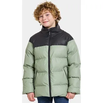 Chlapecká bunda Dětská bunda Didriksons MEGA KIDS JKT zelená barva, 505364 07X, vel. 100