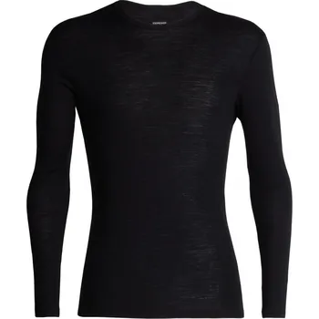 Pánské triko Icebreaker Mens 175 Everyday LS Crewe Velikost: XXL / Barva: černá