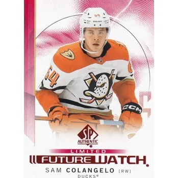 Karetní hra insert RC karta SAM COLANGELO 24-25 SP Authentic Future Watch Limited Red číslo 140
